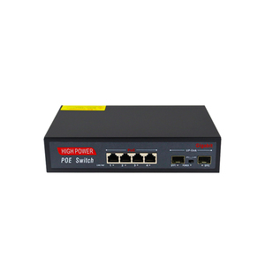 100/250m PoE-Switch mit großer Entfernung 4x10/100/1000M PoE-Ports 2x1000M SFP-Uplink-Ports PoE-Switch 4-Port für CCTV-Kamera - Product Image 3