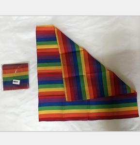 Bandana quadrata 22x22 pollici in 100% cotone con bandiera di Haiti, foulard multiuso, sciarpa <span class=keywords><strong>da</strong></span> <span class=keywords><strong>testa</strong></span> - Offerta speciale - Product Image 5