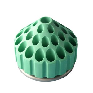 Boîte de rangement d'outils en plastique Jade, 16 compartiments, organisateur d'atelier rond pour la sculpture, les embouts de meulage et les accessoires de perçage - Product Image 1