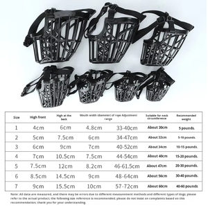 Çok Satan Model 2026 Dama Köpek Ağzılığı Havlama Önleyici Sevimli Pembe Plastik Evcil Hayvan Ağızlığı Tokalı Kapatma Yeni Tasarım - Product Image 3