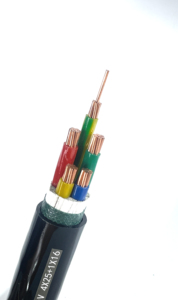 Cabo de Potência de Baixa Tensão JINSENYU YJV WDZA-YJY 0.6/1kV, Retardante de Chamas, PVC, Cobre, Trifásico, Quatro Fios, 3*185+2*95 mm - Product Image 4