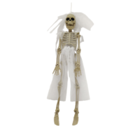 Décorations de fête Effrayant Suspendu Corps Pleine Taille Squelette Humain Articulations Mobiles Halloween Squelette En Plastique
