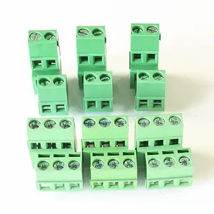 Two level PCB screw 2.54mm 3.5mm 3.81mm Pitch brass terminal block