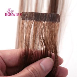 K.SWIGS Extensions de cheveux à bandes adhésives en gros, double épaisseur, cheveux humains vierges, port naturel et confortable, sans dommages, livraison rapide - Product Image 6