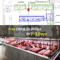 Équipement de production professionnel pour boucherie, machines de boucherie, solutions pour boucherie, y compris la conception et tout l'équipement
