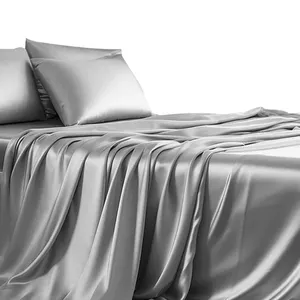 Silky Organic 100%Bamboo fiber Sheet Sets oekotex Cooling Bed Sheet for Duvet Cover set