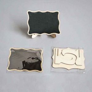 Lot de 10 mini-panneaux avec chevalet, petits tableaux noirs rectangulaires pour mariage - Product Image 2