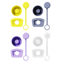 Couvre-pailles anti-déversement en silicone, lot de 3, anti-poussière, réutilisables, compatibles avec les pailles de 10 mm pour Stanley Cup 2.0 de 40 oz