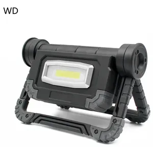 Lampe de travail LED 20W rechargeable par USB, pliable, portable, étanche, 2 COB, pour camping en plein air, randonnée, FX-191001, alimentée par batterie - Product Image 4
