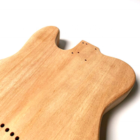 Pièces de corps de guitare électrique d'aulne d'érable de flamme de Tl inachevées de sortie d'usine