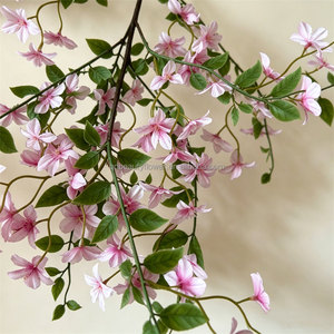 L-071 Orquídea Jazmín <span class=keywords><strong>Artificial</strong></span> Realista Hecha a Mano, Color Blanco y Naranja, Murraya <span class=keywords><strong>Paniculata</strong></span> Falsa para Centros de Mesa de Boda, Graduación, Venta al por Mayor - Product Image 6