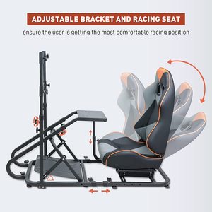 Plataforma de Conducción Estilo Auto Deportivo 1012F para Simulación de Carreras - Product Image 5