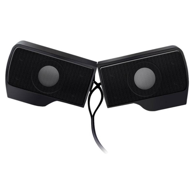 Mini Clip-On USB Stereo Speaker Soundbar for Notebook Laptop PC Desktop Tablet Music Player Bar
