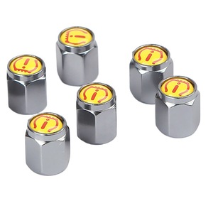 Capuchon de valve indicateur de pression des pneus en aluminium 17 mm, norme américaine, sans chambre à air, pour remplacement et réparation - Product Image 1