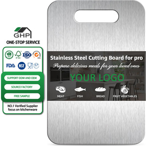Planche à découper en titane pur 290x200x1mm <span class=keywords><strong>pour</strong></span> <span class=keywords><strong>la</strong></span> cuisine et <span class=keywords><strong>le</strong></span> camping, double face, anti-rayures, sans odeur, passe au lave-vaisselle, haute qualité - Product Image 1