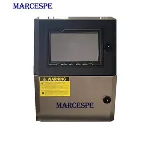 Beijing Marcespe E-222 Small character printer plus metallic drinking food cans CIJ inkjet dating continuous inkjet printer