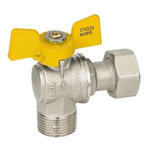 Valvola a Sfera Manuale a Gas con Dado a M Mobile 3/4 X 3/4 per Acqua, Personalizzazione OEM Supportata - Product Image 1