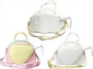 Bolsa de Pádel Personalizada HIBO para <span class=keywords><strong>Mujer</strong></span>, Color Crema, Microfibra PU - Product Image 3