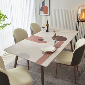 Tapis de bureau double face en cuir PVC Grand tapis de bureau en cuir imperméable pour ordinateur portable Tapis d'écriture - Product Image 5