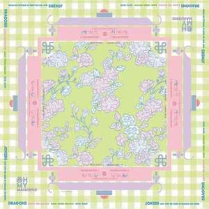 Tapis de <span class=keywords><strong>jeu</strong></span> personnalisé de qualité supérieure pour tables à cartes avec motif d'oiseaux bleus et blancs, idéal pour le mahjong, les dominos, le poker - Product Image 3