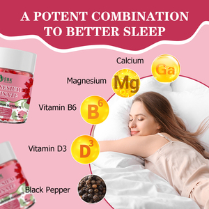 Hot Sale Magnesium Glycinate GummiesWith Magnesium Improved Night Quality Promotes Memory Muscle Joint Bone Support Gummies - Product Image 3