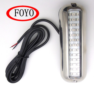 FOYO 10 - 30VDC Lumière <span class=keywords><strong>sous</strong></span>-marine à LED bleue - Éclairage <span class=keywords><strong>marin</strong></span> en acier inoxydable 316 avec <span class=keywords><strong>prix</strong></span> d'usine - Product Image 2