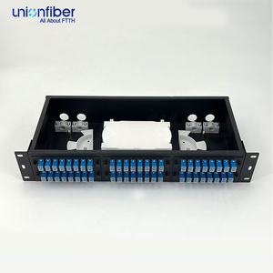 แผงจ่ายไฟเบอร์สำหรับศูนย์ข้อมูล AI ขนาดใหญ่แบบปรับแต่งได้ 2U พร้อมกล่องเชื่อมต่อไฟเบอร์แบบ MPO LC Cassette 192 คอร์ ความหนาแน่นสูง - Product Image 2
