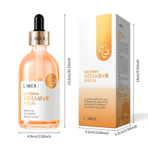 Laikou 100ml Sérum hydratant éclaircissant à la vitamine C et essence de soin de la peau anti-rides