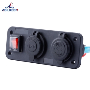 12V 20A / 24V 10A impermeable rojo/azul luz LED estilo Carling luz de conducción interruptor basculante para coche motocicleta barco remolque - Product Image 2