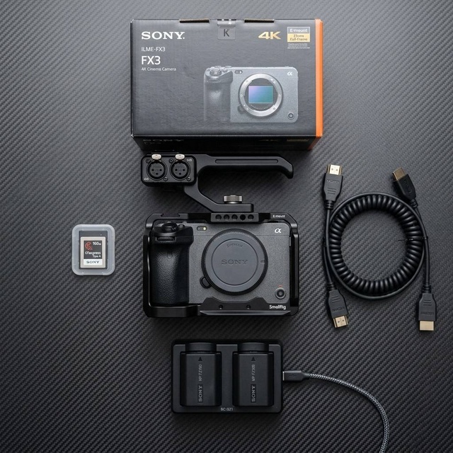 Wholesale Used Sony FX3 Cinema Line Camera Full Frame 4K 120p 10-bit S-Cinetone Professional Video Production Studio Setup