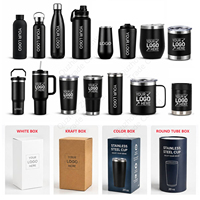 Vaso de Acero Inoxidable de 550 ml con Asa Sólida y Tapa Transparente, Admite Logotipo Personalizado, para Oficina, Auto, Bebidas Frías y Calientes Diarias