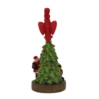 Statues en résine l'arbre de noël Figurine souvenir de noël cadeau pour enfants décoration de la maison articles d'ameublement