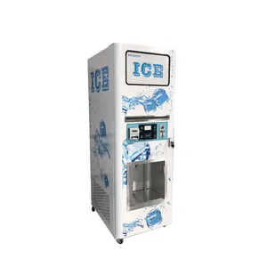 Máquina Expendedora de cubitos de hielo en bolsa, máquina expendedora automática de cubitos de hielo puro
