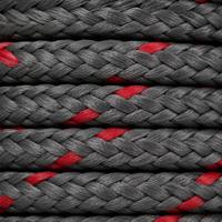 Câble de treuil UHMWPE 6 mm, rouleau de 50 m, ligne de treuil synthétique Dyneema, 12 brins, haute résistance, câble de remorquage pour ATV, UTV, tout-terrain, marine