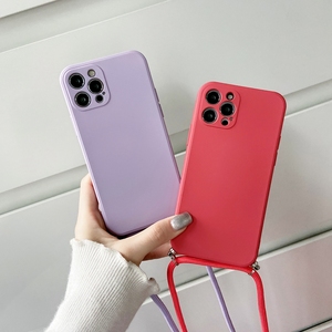 Cho Apple 15 dây buộc điện thoại trường hợp I phone11/12/14/15 Silicone trường hợp điện thoại Silicone lỏng trường hợp điện thoại - Product Image 3