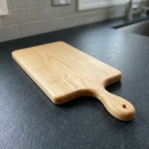 Planche à découper rectangulaire en bois d'acacia écologique de haute qualité, 15 pouces, 2,0 cm d'épaisseur, fourchette, couteau, ramequins, lavage à la main uniquement - Product Image 4