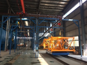 Grúa <span class=keywords><strong>Torre</strong></span> Autoerigible de Plataforma Plana con Capacidad de Carga de 10 Toneladas, Brazo de 70 m, PT7015.10, Conjunto Completo de Motor y Caja de Cambios - Product Image 2