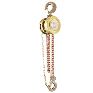 Acero a prueba de explosiones HBSQ de alta calidad 0,5 T <span class=keywords><strong>1T</strong></span> 2T 3T 5T 10t 20t Cadena de mano manual Bloque polipasto de cadena de CE para minería - Product Image 1