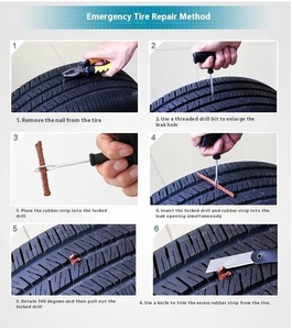 Special Emergency Quick <b>Tire</b> Repair Rubber Strip for Automobile <b>Tire</b> Repair Tool Set - Product Image 6