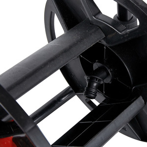 Carrete de manguera de jardín Han Dabang de 20m, enrollador de manguera portátil para riego exterior, soporte de almacenamiento, montaje en suelo, tubo de plástico y acero - Product Image 3