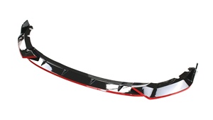 Welta Car Parachoques delantero Lip Splitter Difusor Body Kit Gloss Black Bumper Protector Body Kit para BMW 1 Series M Sport 2019-2023 - Product Image 3