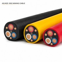 Unterirdisches Kohlebergbau-Flexibles Gummikabel Typ 241.1 AS/NZS 1802 Verzinntes Kupfer EPR-Isolierung Hochleistungs-Schleppkabel