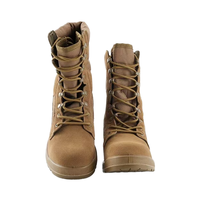Bottes tactiques antidérapantes légères pour la randonnée, l'escalade et les sports de plein air, à col haut et fourrure