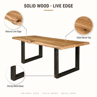 Table à manger en bois massif, table de restaurant commerciale pour café, bistrot, hôtel, meubles de salle à manger en bois sur mesure