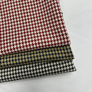 Оптовая продажа: <span class=keywords><strong>100</strong></span>% полиэстер, ткань в клетку «гингем», новая модель «гусиная лапка» для рубашек, пальто, костюмов для женщин и сумок - Product Image 6