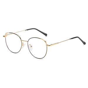Occhiali da lettura in metallo gattino occhiali da lettura Anti-luce blu donna uomo occhiali con montatura - Product Image 2