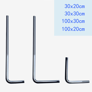 Siphon de vidange en acier inoxydable électro-plaqué de type L, 1 pouce DN32, pour toilettes à cuvette basse, tuyau de chasse d'eau, siphons de plomberie - Product Image 3