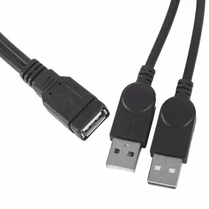 Cavo di prolunga USB 1 Femmina A 2 Dual USB Maschio Dati Hub Adattatore di Alimentazione Sdoppiatore di Ricarica Cavi di Alimentazione USB