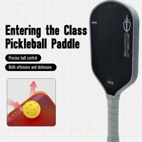 Pagaie de pickleball en fibre de carbone de marque privée OEM Premium J2nf Noyau en mousse Texture rugueuse haute performance pour Spin Boost