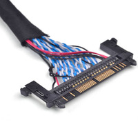 Benutzer definierte 20 30 40 50-polige LVDS-Bildschirm kabelst ecker für elektronische Anwendungen